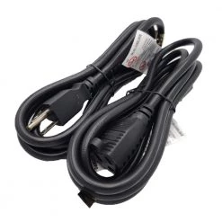 3 ft. 16/3 13 Amp UL Power Extension Cord, NEMA 5-15R to NEMA 5-15P (2-Pack) by Micro Connectors, Inc