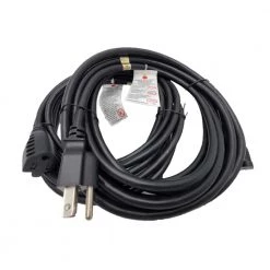 10 ft. 16/3 13 Amp UL Power Extension Cord, NEMA 5-15R to NEMA 5-15P (2-Pack) by Micro Connectors, Inc