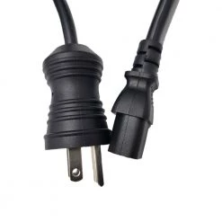 15 ft. 18/3 10 Amp Medical Grade Hospital AC Power Cord (NEMA 5-15PHG to IEC-60320-C13) Black by Micro Connectors, Inc -Revo Shop black micro connectors inc general purpose cords m05 113h18bk 15 1f 1000