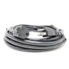 25 ft. 14 AWG Outdoor Power Extension Heavy-Duty Cable, NEMA 5-15P to NEMA 5-15R by Micro Connectors, Inc