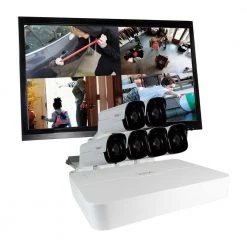 Ultra 8-Channel HD 2TB Surveillance NVR with (6) 4 Megapixel Bullet Cameras by Revo