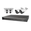 Ultra Commercial Grade 8-Channel 4K 2TB Smart NVR Surveillance System with 4 4K 8MP Indoor/Outdoor Cameras by Revo