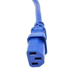 6 ft. 18 AWG AC Power Extension Cord UL Approved C13 to C14 in Blue (2 per Box) by Micro Connectors, Inc -Revo Shop blue micro connectors inc general purpose cords m05 113eulbl 2p 44 1000