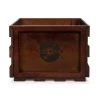 Record Storage Crate in Mahogany by Crosley