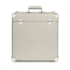 White Sand Record Carrier Case by Crosley -Revo Shop crosley electronics cleaning care cr401 ws 1f 1000