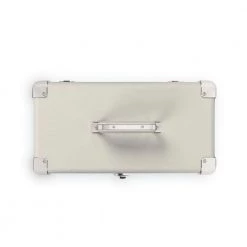 White Sand Record Carrier Case by Crosley -Revo Shop crosley electronics cleaning care cr401 ws 44 1000