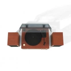 1975T Shelf System in Walnut by Crosley -Revo Shop crosley record players turntables cr6038b wa fa 1000