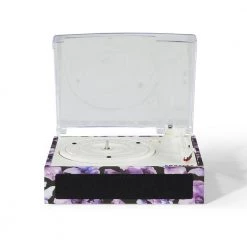 Fusion Turntable Combo in Blue Floral by Crosley -Revo Shop crosley record players turntables cr6041a bf 4f 1000