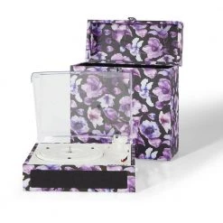 Fusion Turntable Combo in Blue Floral by Crosley