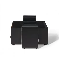 Coda Shelf System in Black by Crosley -Revo Shop crosley record players turntables cr7017b bk 1f 1000