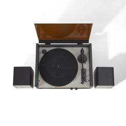 Coda Shelf System in Black by Crosley -Revo Shop crosley record players turntables cr7017b bk fa 1000