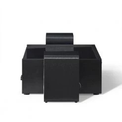 Coda Shelf System in Black by Crosley -Revo Shop crosley record players turntables cr7017b bs 1f 1000