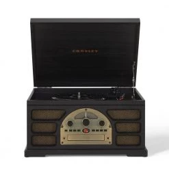 Rochester Entertainment Center in Black by Crosley