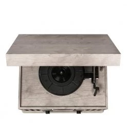 Musician Entertainment Center in Gray by Crosley -Revo Shop crosley record players turntables cr704b gy fa 1000