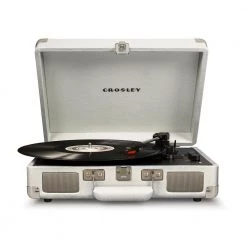 Cruiser Deluxe Turntable in White Sand by Crosley