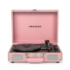 Cruiser Deluxe Turntable in Blush by Crosley
