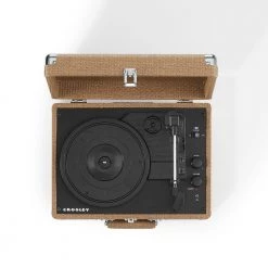 Cruiser Plus Turntable in Brown by Crosley -Revo Shop crosley record players turntables cr8005f bw fa 1000