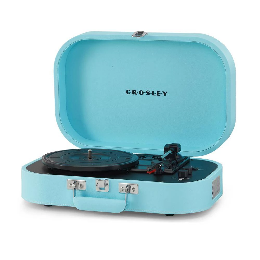 Discovery Turntable in Turquoise by Crosley 2 Discovery Turntable in Turquoise by Crosley - Image 2