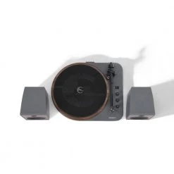 T160 Shelf System in Gray by Crosley 10 T160 Shelf System in Gray by Crosley -Revo Shop crosley record players turntables t160a gy 44 1000