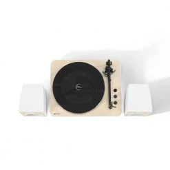 T170 Shelf System in White by Crosley -Revo Shop crosley record players turntables t170a wh 44 1000
