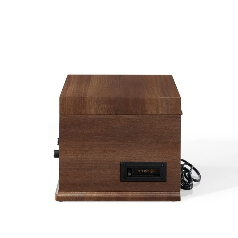 Burton Entertainment Center in Walnut by Crosley 4 Burton Entertainment Center in Walnut by Crosley - Image 4