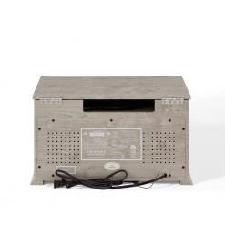 Medley Entertainment Center in Gray by Crosley -Revo Shop crosley stereo systems cr7015a gy 44 1000