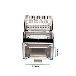 Cat6 Modular Shielded Plug Stranded Wire 50U, with Load Bar (50-Pack) by Micro Connectors, Inc 7 Cat6 Modular Shielded Plug Stranded Wire 50U, with Load Bar (50-Pack) by Micro Connectors, Inc -Revo Shop micro connectors inc cable connectors c20 088l6s 50 4f 1000