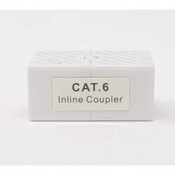 Cat6 Ethernet Coupler UL Listed in White (5-Pack) by Micro Connectors, Inc -Revo Shop micro connectors inc cable connectors c20 110l6w 5 1f 1000