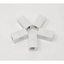 Cat6 Ethernet Coupler UL Listed in White (5-Pack) by Micro Connectors, Inc -Revo Shop micro connectors inc cable connectors c20 110l6w 5 44 1000