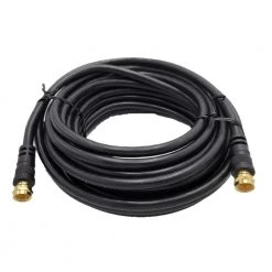 25 ft. 18 AWG F-TYPE RG-6 Shielded Coaxial Cable by Micro Connectors, Inc