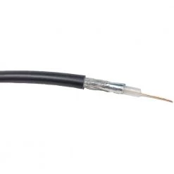 100 ft. RG59 (75 Ohm) (22 AWG) Solid Dual-Shielded Bulk Coaxial Cable by Micro Connectors, Inc -Revo Shop micro connectors inc coaxial wires rg59t 100 4f 1000