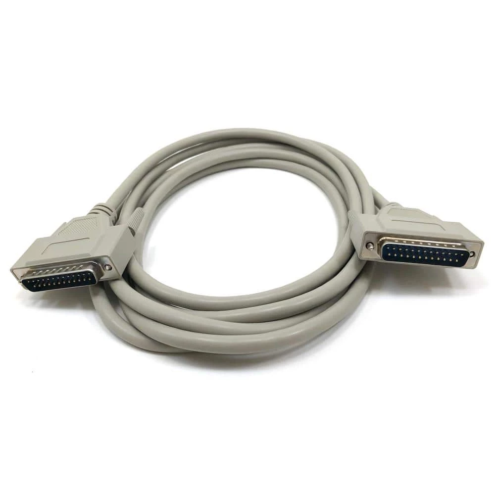 10 ft. RS-232 DB25 Male to Male Serial Cable by Micro Connectors, Inc 2 10 ft. RS-232 DB25 Male to Male Serial Cable by Micro Connectors, Inc - Image 2