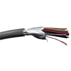 25 ft. 24 AWG/25 Conductors Gray Stranded Shielded RS-232 Cable by Micro Connectors, Inc -Revo Shop micro connectors inc data cables m110 25c24g 50 1f 1000