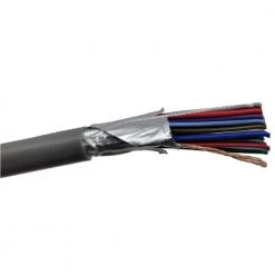 25 ft. 24 AWG/25 Conductors Gray Stranded Shielded RS-232 Cable by Micro Connectors, Inc -Revo Shop micro connectors inc data cables m110 25c24g 50 4f 1000