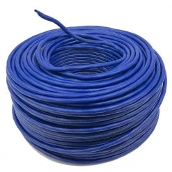 100 m (328 ft.) Cat6 Unshielded Twisted Pair Solid Blue by Micro Connectors, Inc -Revo Shop micro connectors inc data cables tr4 539bl 1f 1000