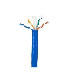 100 m (328 ft.) Cat6 Unshielded Twisted Pair Solid Blue by Micro Connectors, Inc