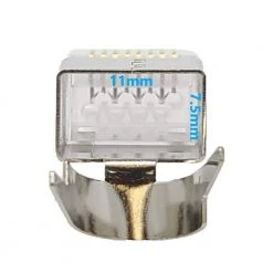 500 ft. 23AWG/8-Conductors Solid STP Outdoor Cat6 Bulk Ethernet Cable (Black) w/20-Piece of Shielded Modular Connectors by Micro Connectors, Inc 8 500 ft. 23AWG/8-Conductors Solid STP Outdoor Cat6 Bulk Ethernet Cable (Black) w/20-Piece of Shielded Modular Connectors by Micro Connectors, Inc -Revo Shop micro connectors inc data cables tr4 560bou kit 1f 1000