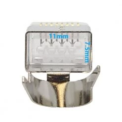 500 ft. 23AWG/8-Conductors Solid STP Cat6 Outdoor Bulk Ethernet Cable (White) w/20-Piece of Shielded Modular Connectors by Micro Connectors, Inc -Revo Shop micro connectors inc data cables tr4 560wou kit 1f 1000