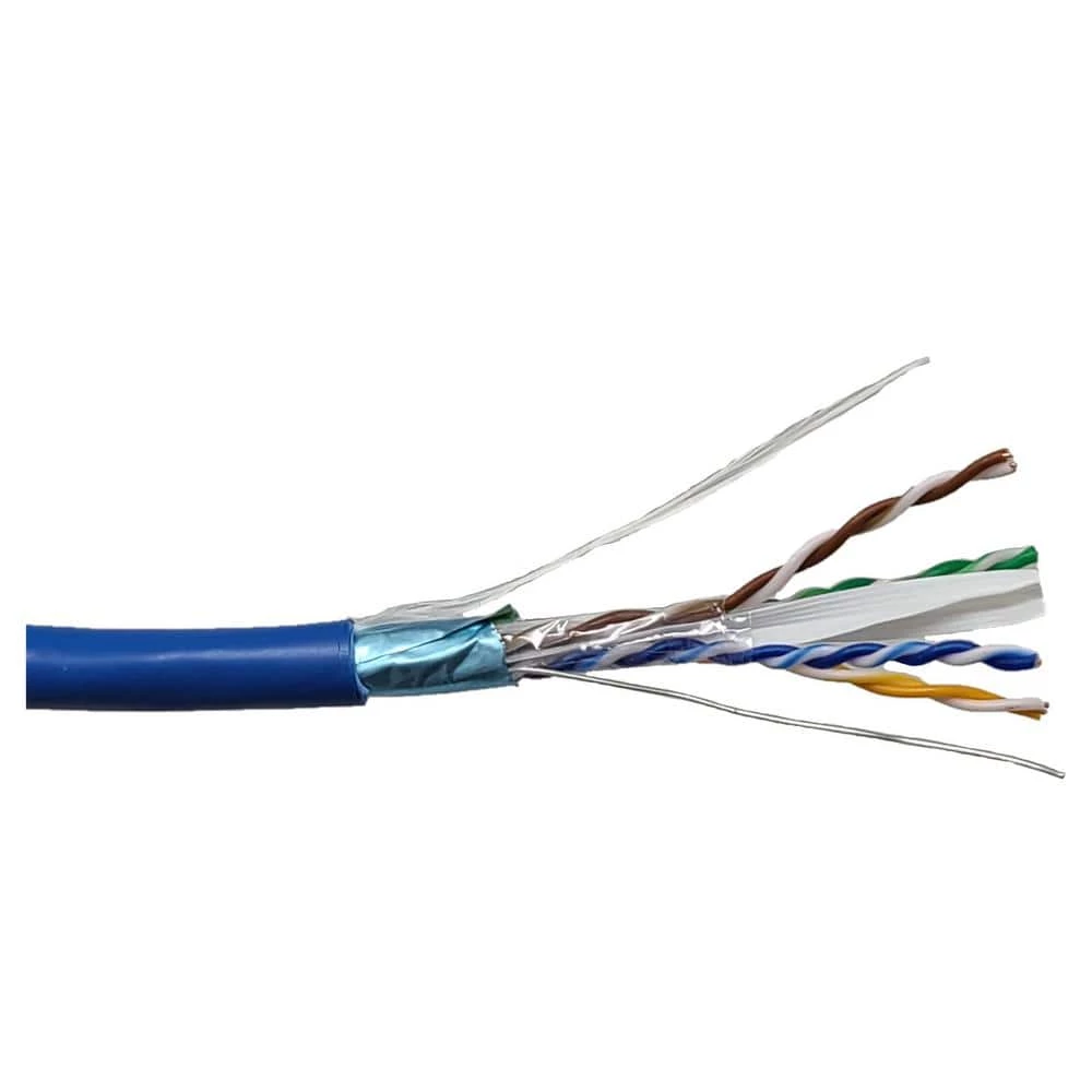 500 ft. CAT6A 23AWG/8-Conductors Solid & Shielded (F/UTP) CMR Riser Bulk Cable w/20-Piece of Shielded Modular Connectors by Micro Connectors, Inc 1 500 ft. CAT6A 23AWG/8-Conductors Solid & Shielded (F/UTP) CMR Riser Bulk Cable w/20-Piece of Shielded Modular Connectors by Micro Connectors, Inc