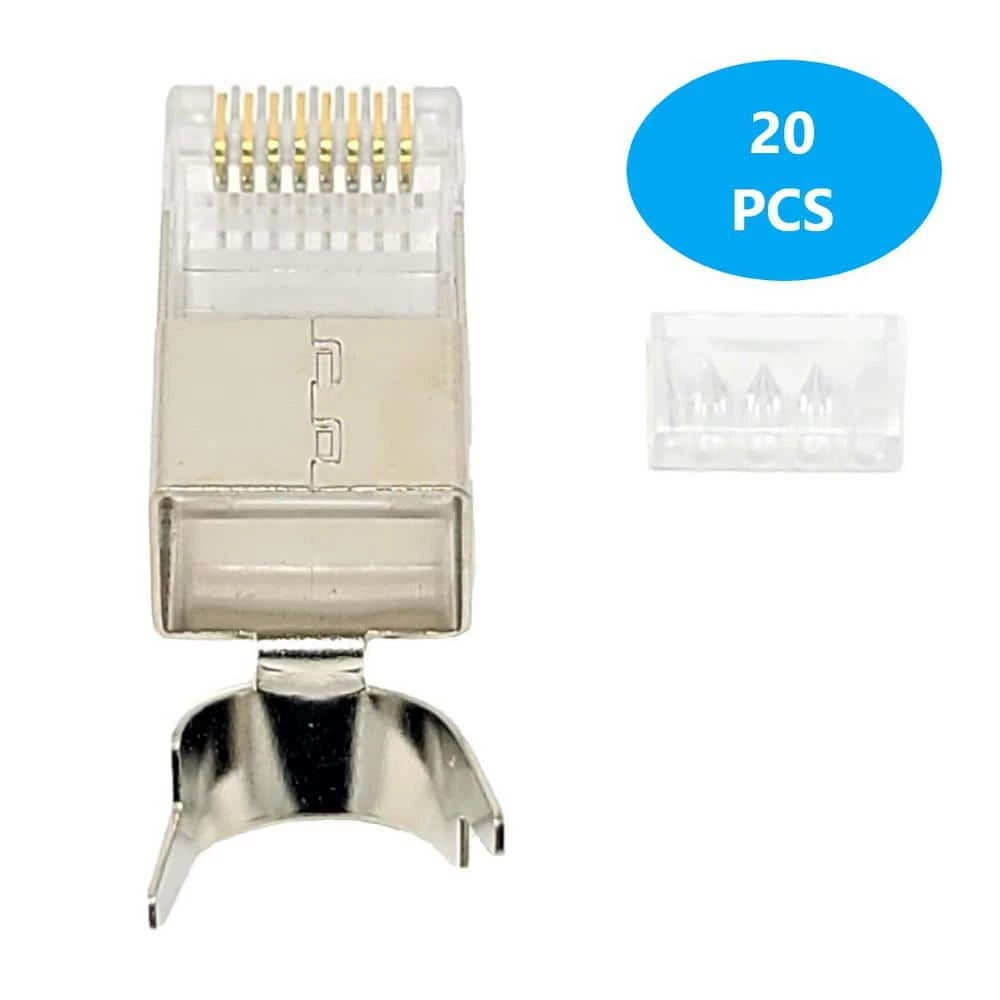 500 ft. Cat7 23 AWG/8-Conductors Solid and Shielded (S/FTP) CMR Riser Cable w/20-Pieces of Shielded Modular Connectors by Micro Connectors, Inc 5 500 ft. Cat7 23 AWG/8-Conductors Solid and Shielded (S/FTP) CMR Riser Cable w/20-Pieces of Shielded Modular Connectors by Micro Connectors, Inc - Image 5