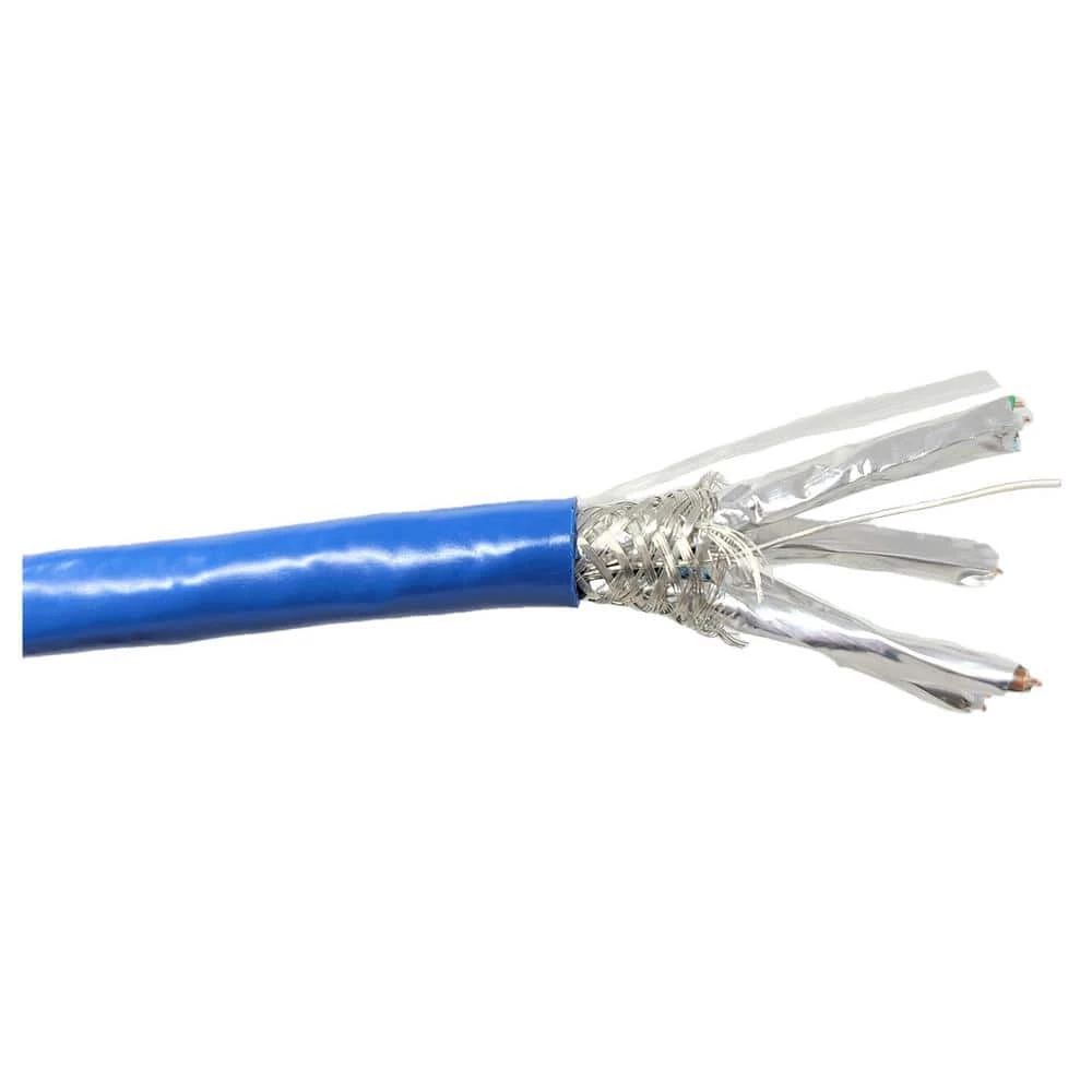 500 ft. Cat7 23 AWG/8-Conductors Solid and Shielded (S/FTP) CMR Riser Cable w/20-Pieces of Shielded Modular Connectors by Micro Connectors, Inc 1 500 ft. Cat7 23 AWG/8-Conductors Solid and Shielded (S/FTP) CMR Riser Cable w/20-Pieces of Shielded Modular Connectors by Micro Connectors, Inc