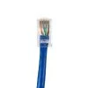 Micro Connectors 1 ft. Cat6 UTP RJ45 Blue Bootless Patch Cable (50-Pack) by Micro Connectors, Inc