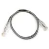 3 ft. 28AWG Ultra Slim CAT 6 Patch Cables, Gray (5 per Box) by Micro Connectors, Inc