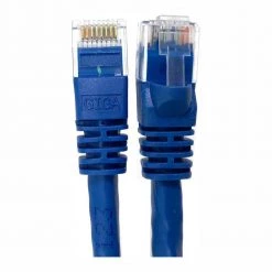 3 ft. CAT6 Ethernet Patch Cable Snagless/Molded Boot Unshielded Twisted Pair, Blue (10-Pack) by Micro Connectors, Inc