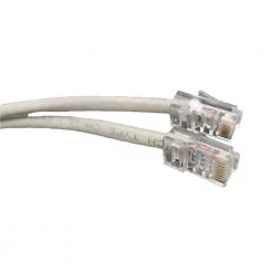 7 ft. Cat6 UTP RJ45 Bootless Patch 24 AWG Gray-Cable (5-Pack) by Micro Connectors, Inc