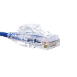 10 ft. 28AWG Ultra Slim CAT6 Patch Cables, Blue (5 per Pack) by Micro Connectors, Inc -Revo Shop micro connectors inc ethernet cables e08 010bl sl5 4f 1000