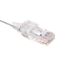 25 ft. 28AWG Ultra Slim CAT6 Patch Cables, White (5-Pack) by Micro Connectors, Inc -Revo Shop micro connectors inc ethernet cables e08 025w sl5 40 1000