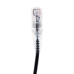 50 ft. 28AWG Ultra Slim CAT6 RJ45 Unshielded Twisted Pair Patch Cable, Black by Micro Connectors, Inc -Revo Shop micro connectors inc ethernet cables e08 050b slim 1f 1000