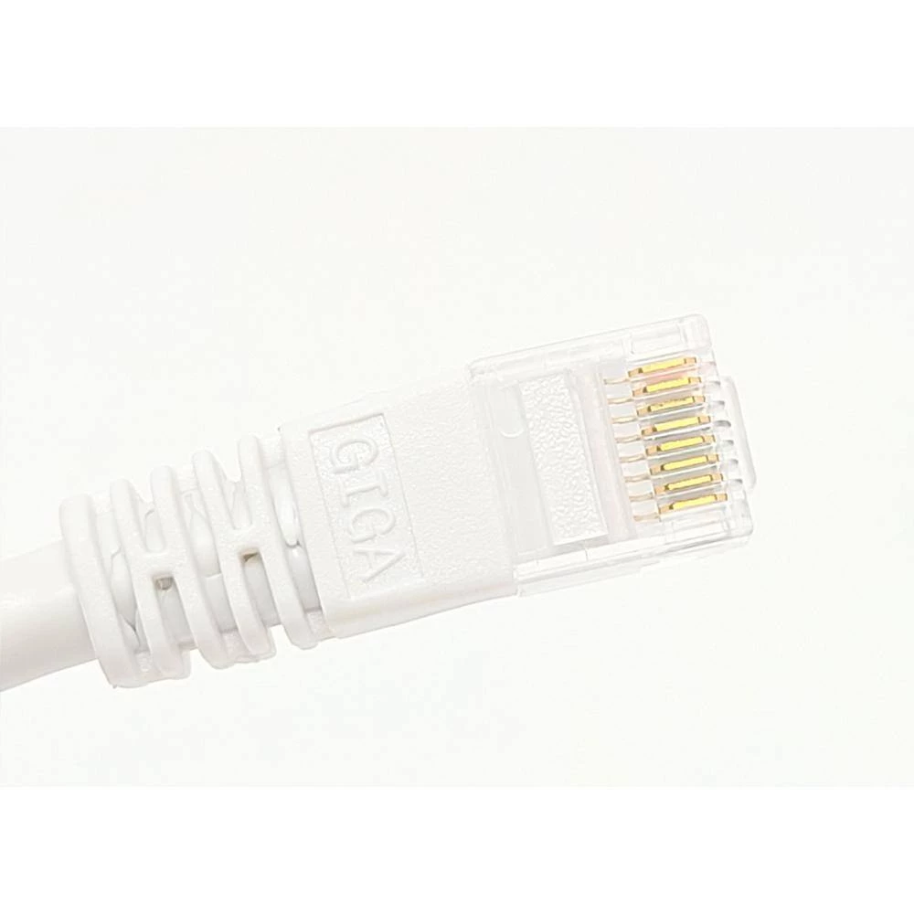 50 ft. Cat6 Molded Snagless RJ45 UTP Networking Patch 24 AWG Cable, White by Micro Connectors, Inc 3 50 ft. Cat6 Molded Snagless RJ45 UTP Networking Patch 24 AWG Cable, White by Micro Connectors, Inc - Image 3
