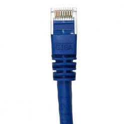 100 ft. Cat 6 Molded UTP Snagless RJ45 Networking Patch Cable - Blue by Micro Connectors, Inc -Revo Shop micro connectors inc ethernet cables e08 100bl 44 1000